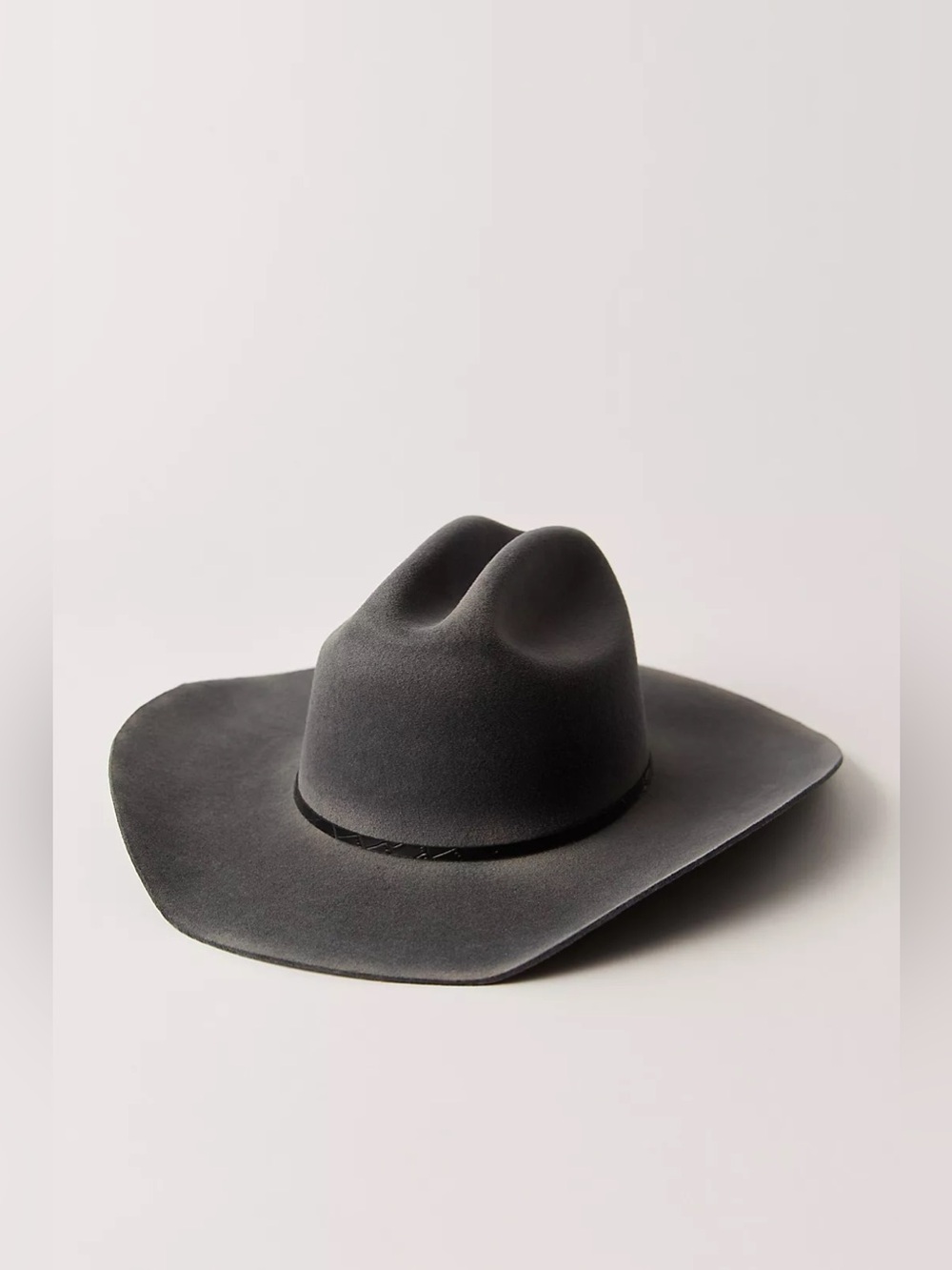 Free People Distressed Wool Cowboy Hat